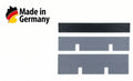 3D-gedruckter Schotterblocker für H0-Weichen und Gleise