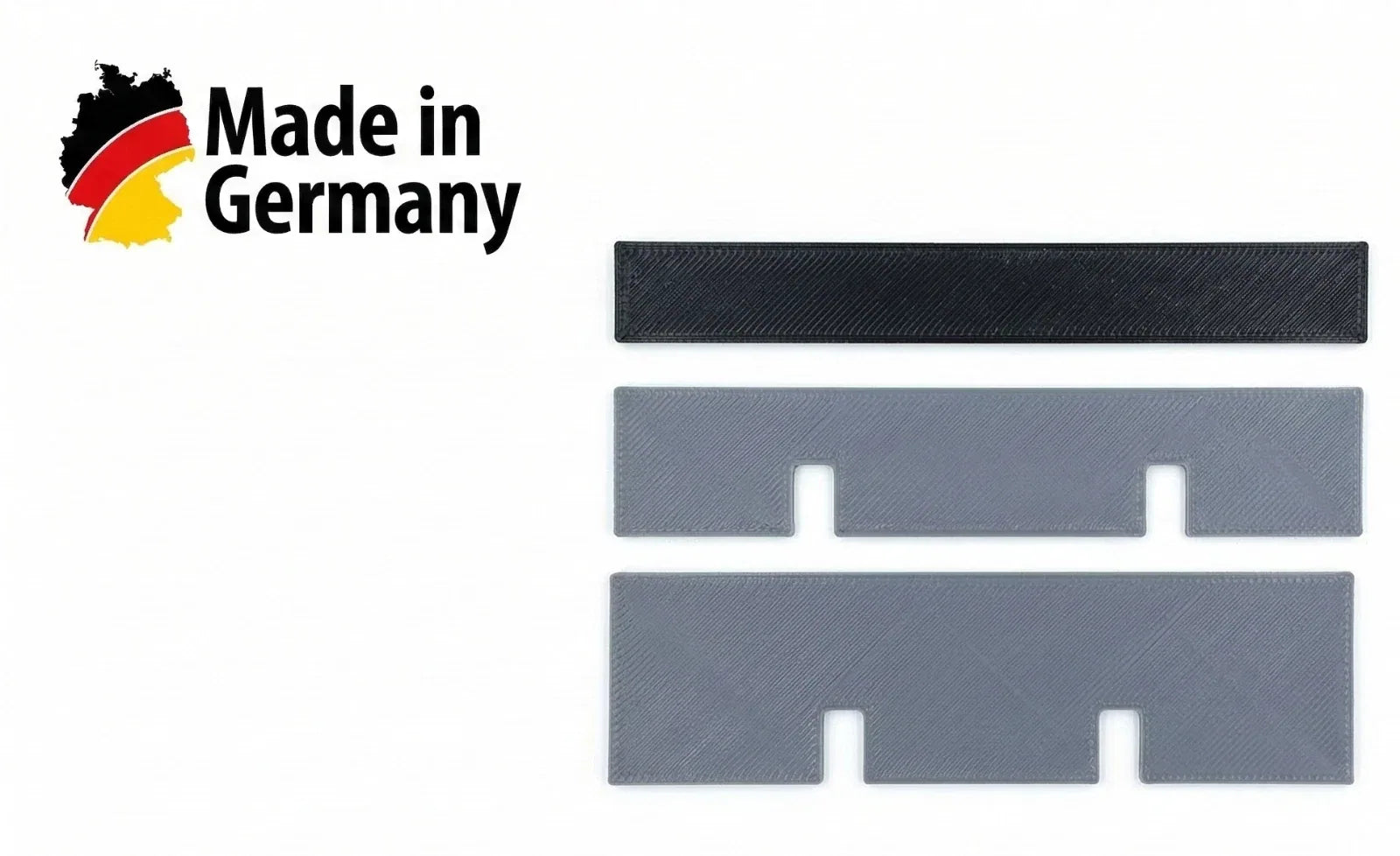 3D-gedruckter Schotterblocker für H0-Weichen und Gleise